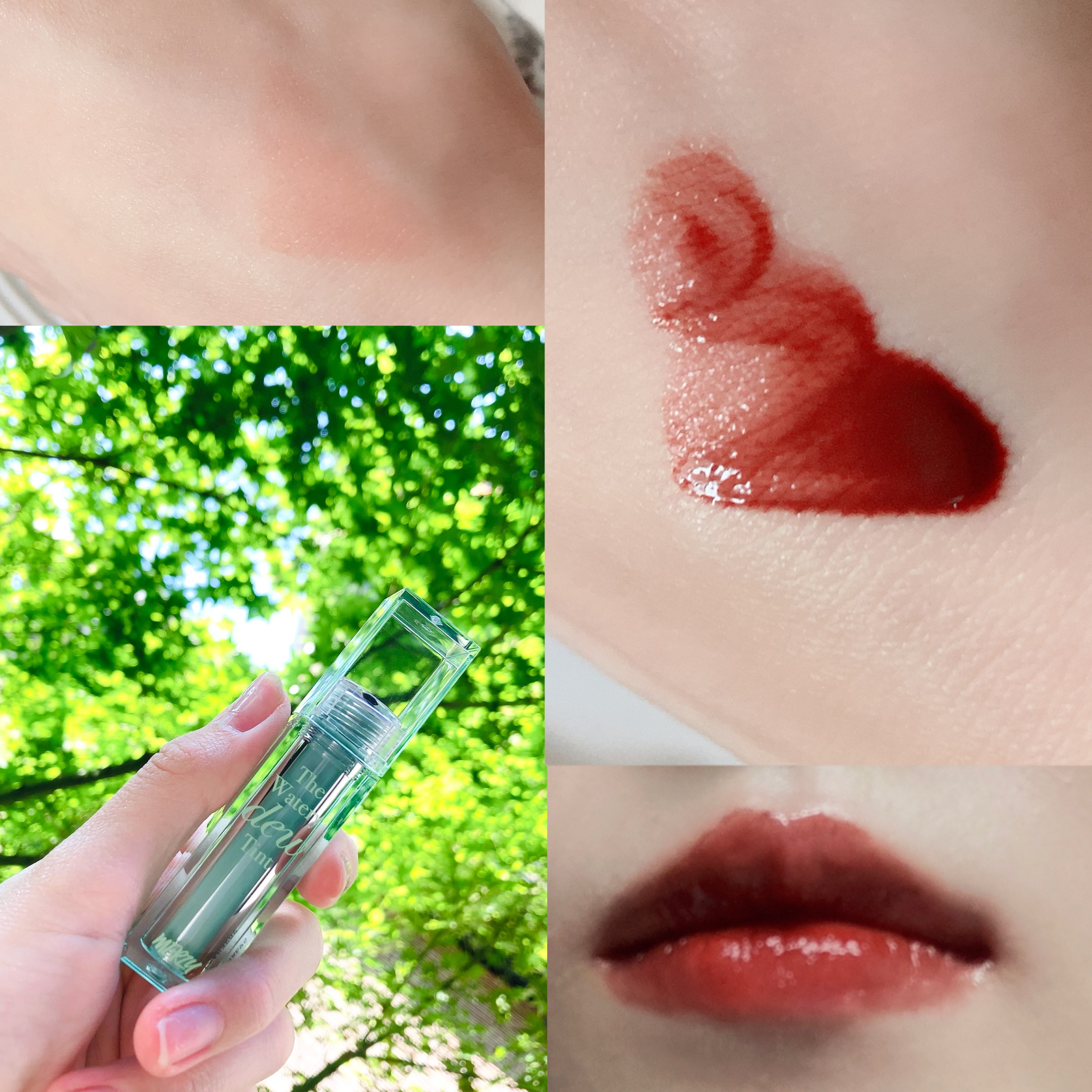 ザ ウォータリーデューティント/MERZY/リップティントを使ったクチコミ（3枚目）