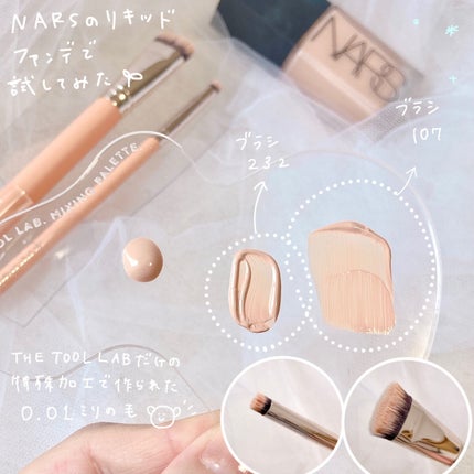 107 ベース パーフェクター/THE TOOL LAB/メイクブラシを使ったクチコミ(4枚目)