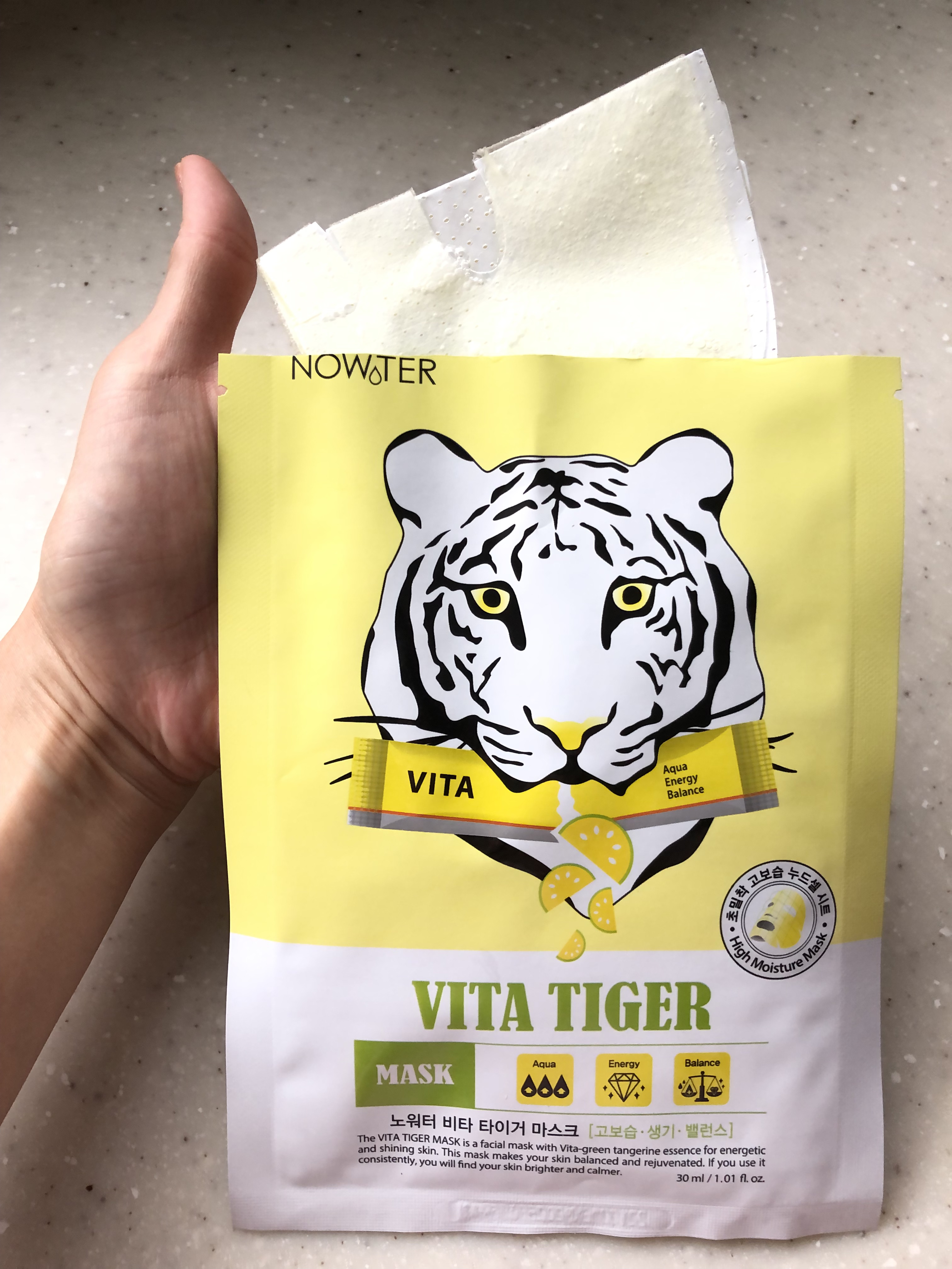 ビタタイガーマスク/NOWATER/シートマスク・パックを使ったクチコミ（3枚目）