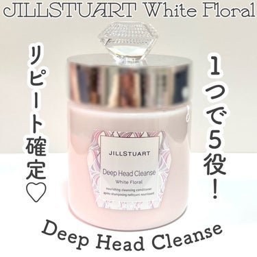 JILLSTUART
ディープヘッドクレンズ 
ホワイトフローラル
￥3,630/280g(税込)

スペシャルケアで、健やかな頭皮と美しいツヤ髪へ。
髪を土台からととのえるディープ ヘッドクレンズ。
