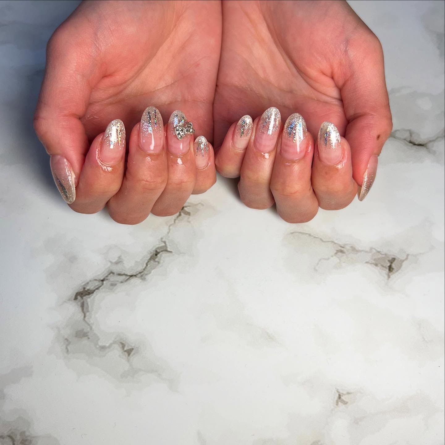 #ネイル,#ニュアンスネイル,#ジェルネイル,#ギャルネイル,#ネイル,#城陽ネイルのネイルデザイン