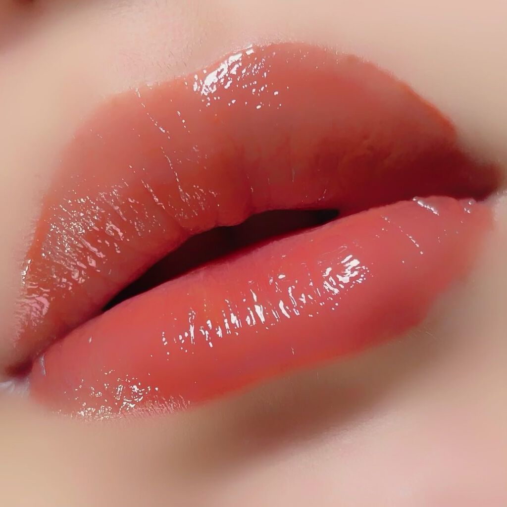 チュルンリップティント 02 Melty latte/hina cosmetics/リップティントを使ったクチコミ（3枚目）