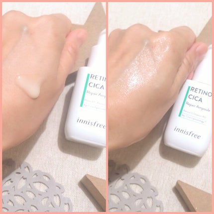 レチノール  シカ リペア セラム スペシャルセット/innisfree/美容液を使ったクチコミ(4枚目)