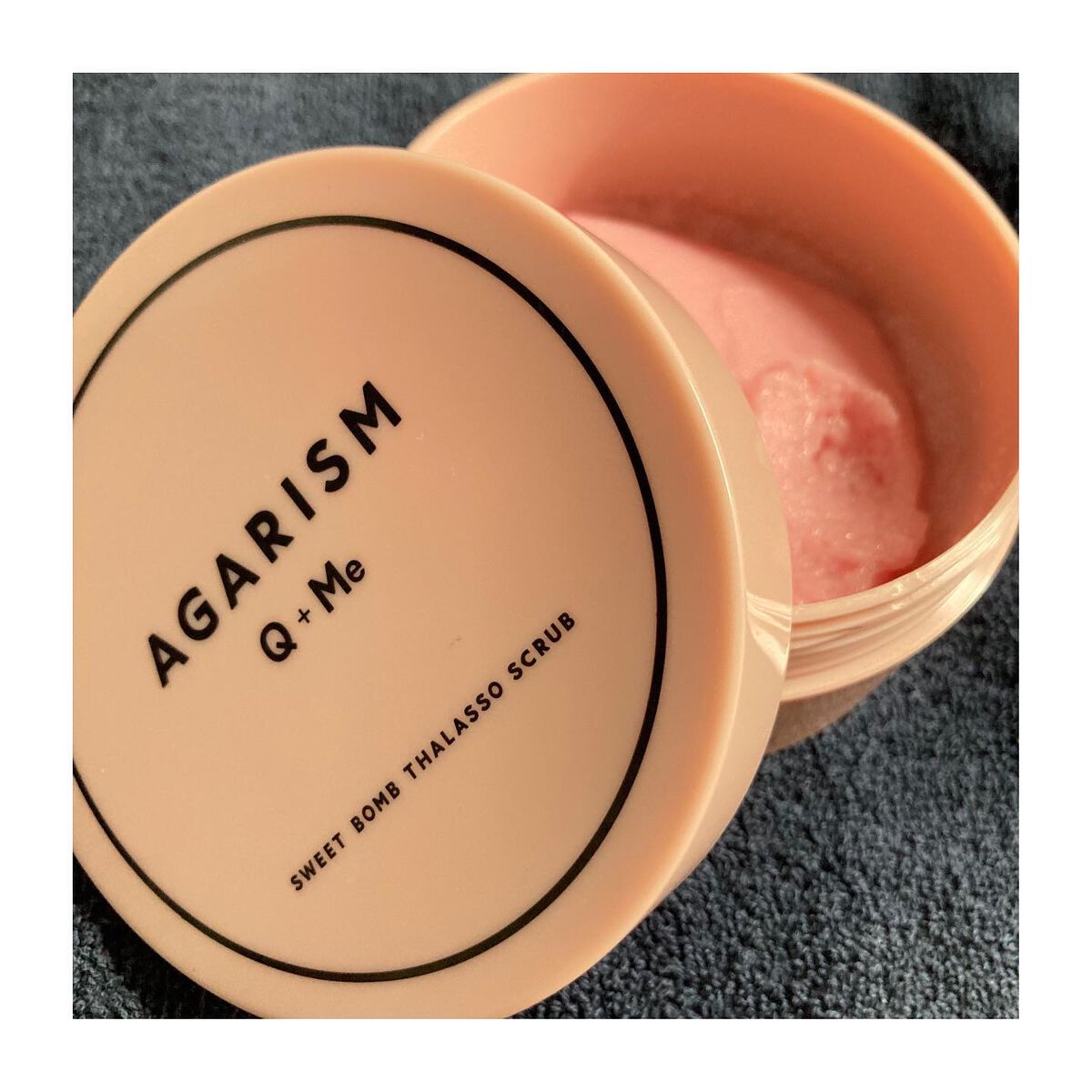 Q+Me スウィート ボム タラソ スクラブ/AGARISM/バスト・ヒップケアを使ったクチコミ(1枚目)