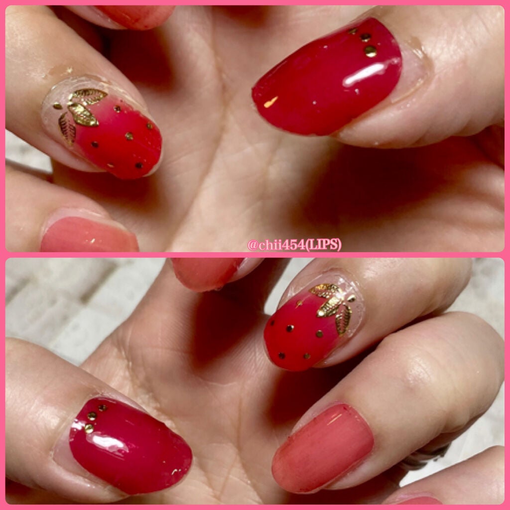 ネイルシール/Qoo10/ネイルシールを使ったクチコミ(2枚目)