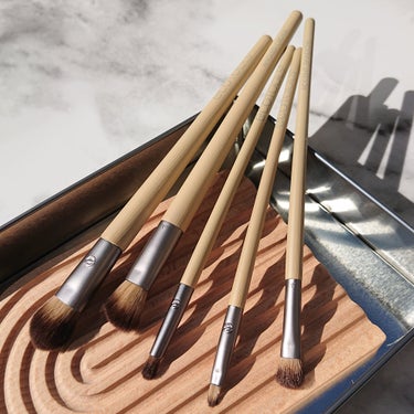 Daily Defined Eye Brush Set, 5 Piece Set & Storage Tray/EcoTools/メイクブラシを使ったクチコミ（1枚目）