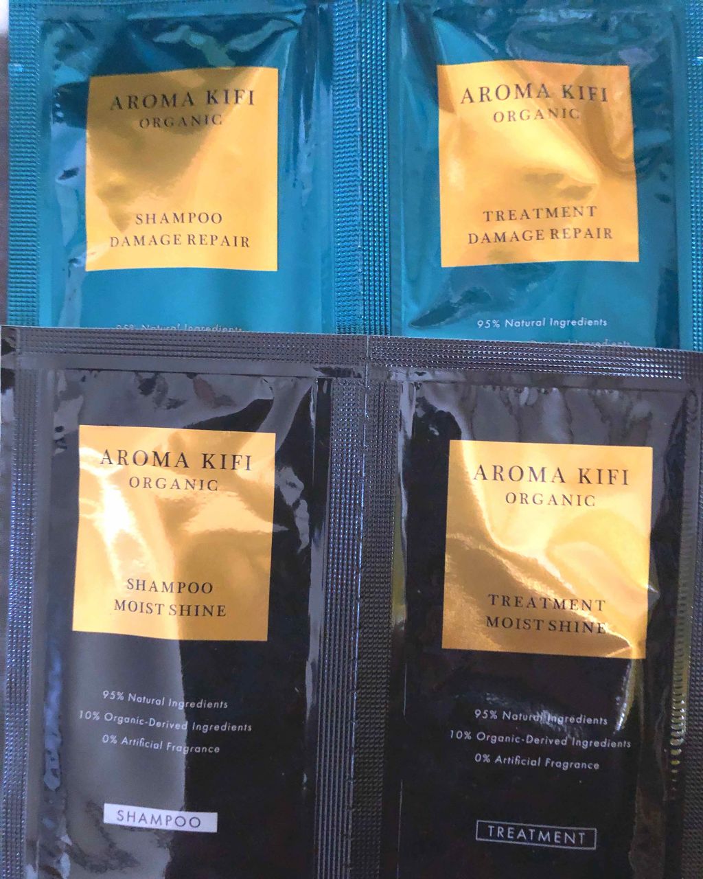 オーガニックシャンプー／トリートメント＜モイストシャイン＞/AROMA KIFI/シャンプー・コンディショナーを使ったクチコミ（1枚目）