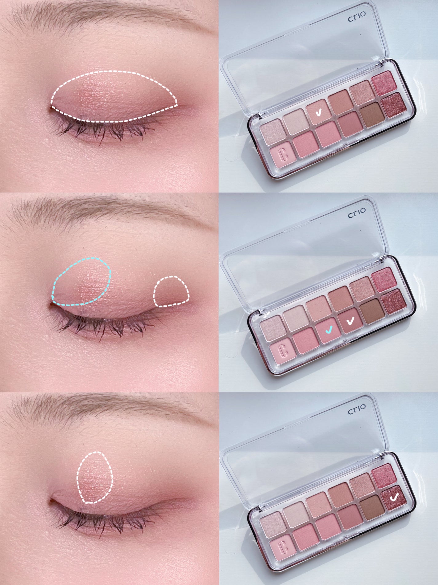 プロ アイ パレット エアー/CLIO/アイシャドウパレットを使ったクチコミ(2枚目)