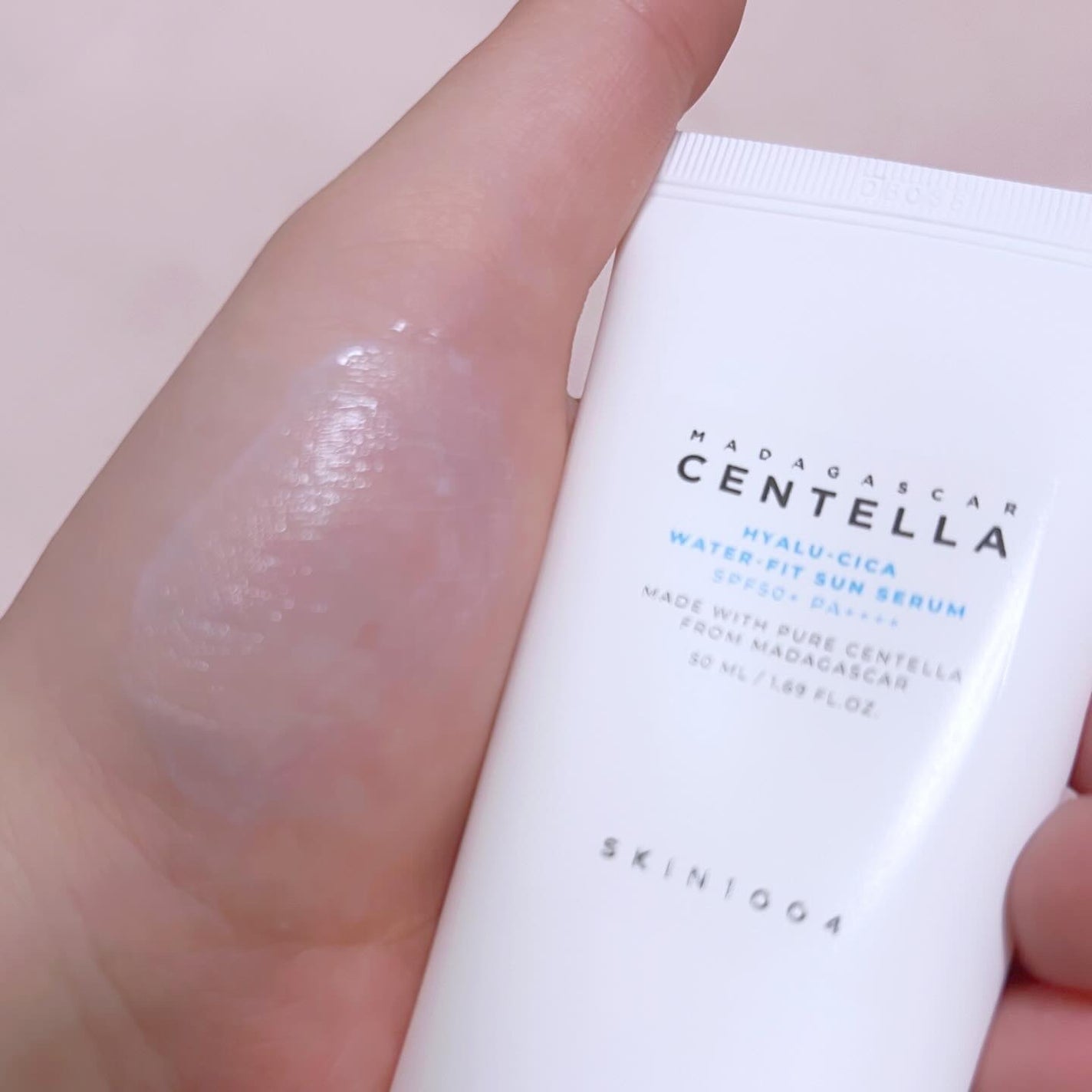 ヒアルーシカ ウォーターフィット サンセラム/SKIN1004/日焼け止めローションを使ったクチコミ(4枚目)