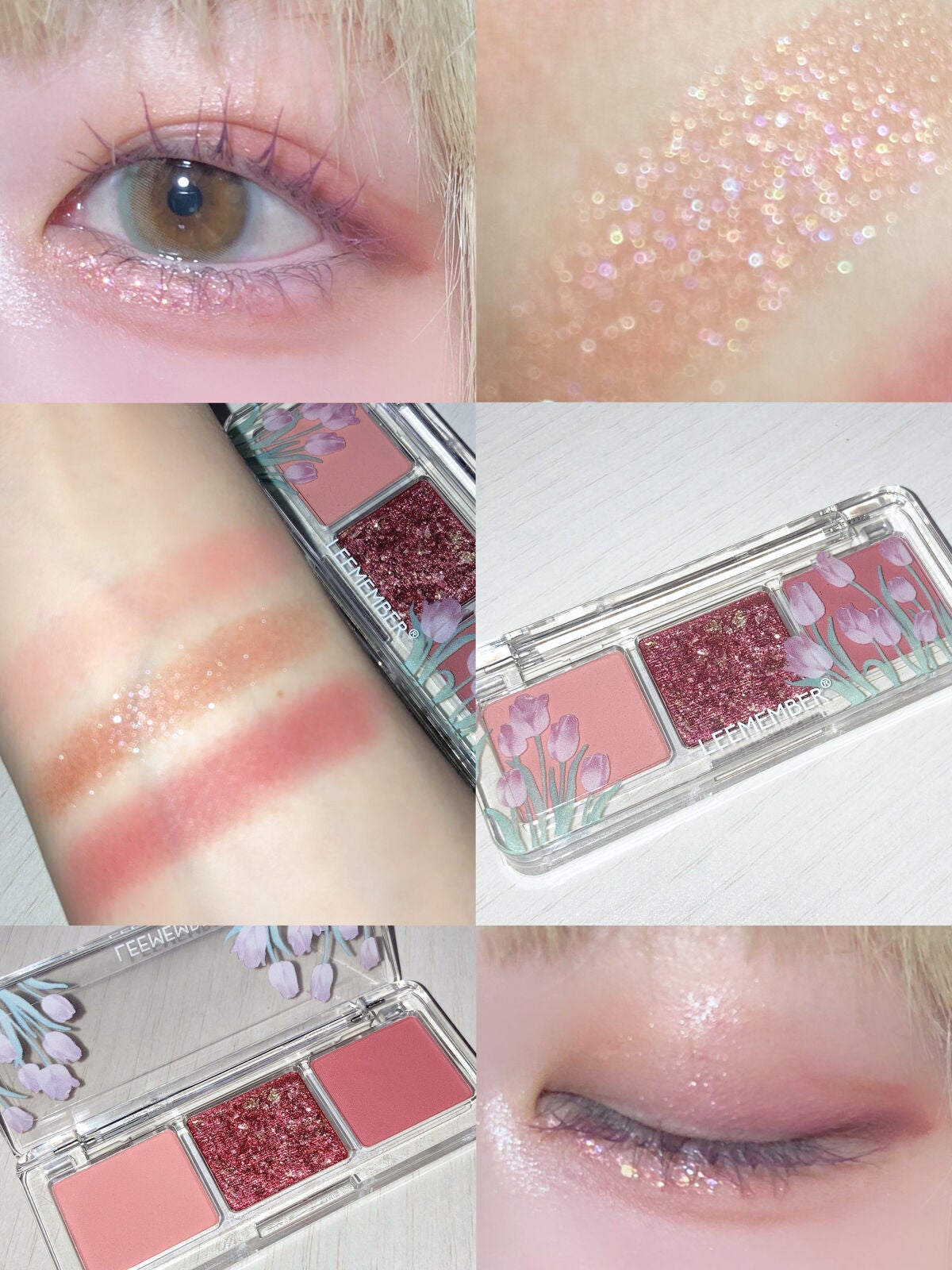 メナード メイクチュールパレット アイカラー リップ等 2022年夏新作アイシャドウパレット】3色フローラアイパレット