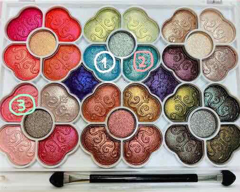 アイカラーパレット/ティアラガール/アイシャドウパレットを使ったクチコミ（2枚目）