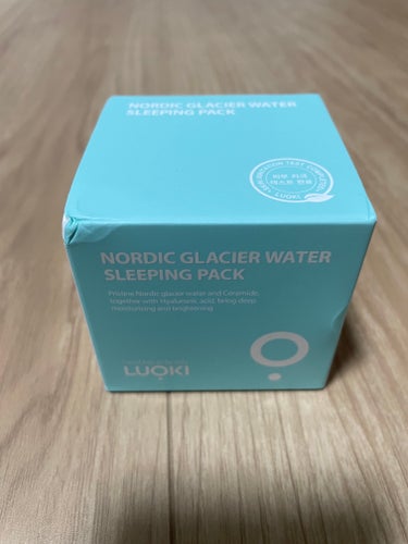 ノルディック氷河水スリーピングパック/LUOKI/フェイスクリームを使ったクチコミ（1枚目）