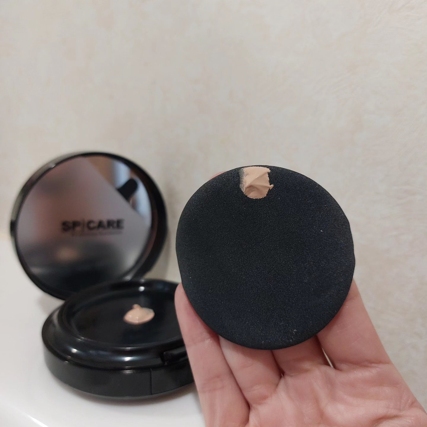 V3 エキサイティングファンデーション/SPICARE/クッションファンデーションを使ったクチコミ（3枚目）