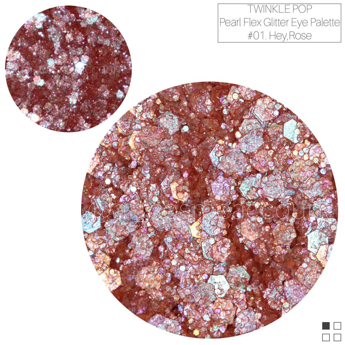 TWINKLE POP Pearl Flex Glitter Eye Palette/CLIO/アイシャドウパレットを使ったクチコミ（2枚目）