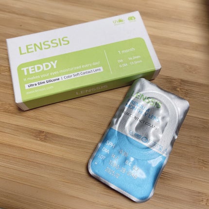 テディシリーズ/LENSSIS/カラーコンタクトレンズを使ったクチコミ(3枚目)