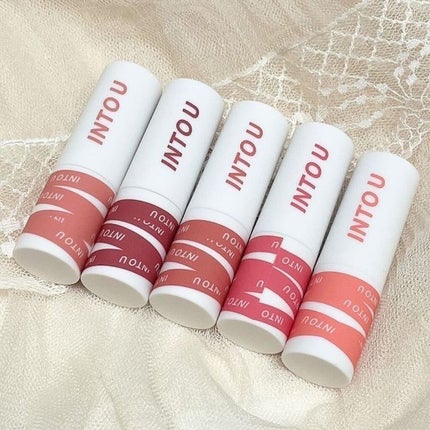 スーパーマットリップ&チークマッド/INTO U/口紅を使ったクチコミ(5枚目)