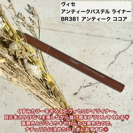 アンティークパステル ライナー/Visée/リキッドアイライナーを使ったクチコミ(2枚目)