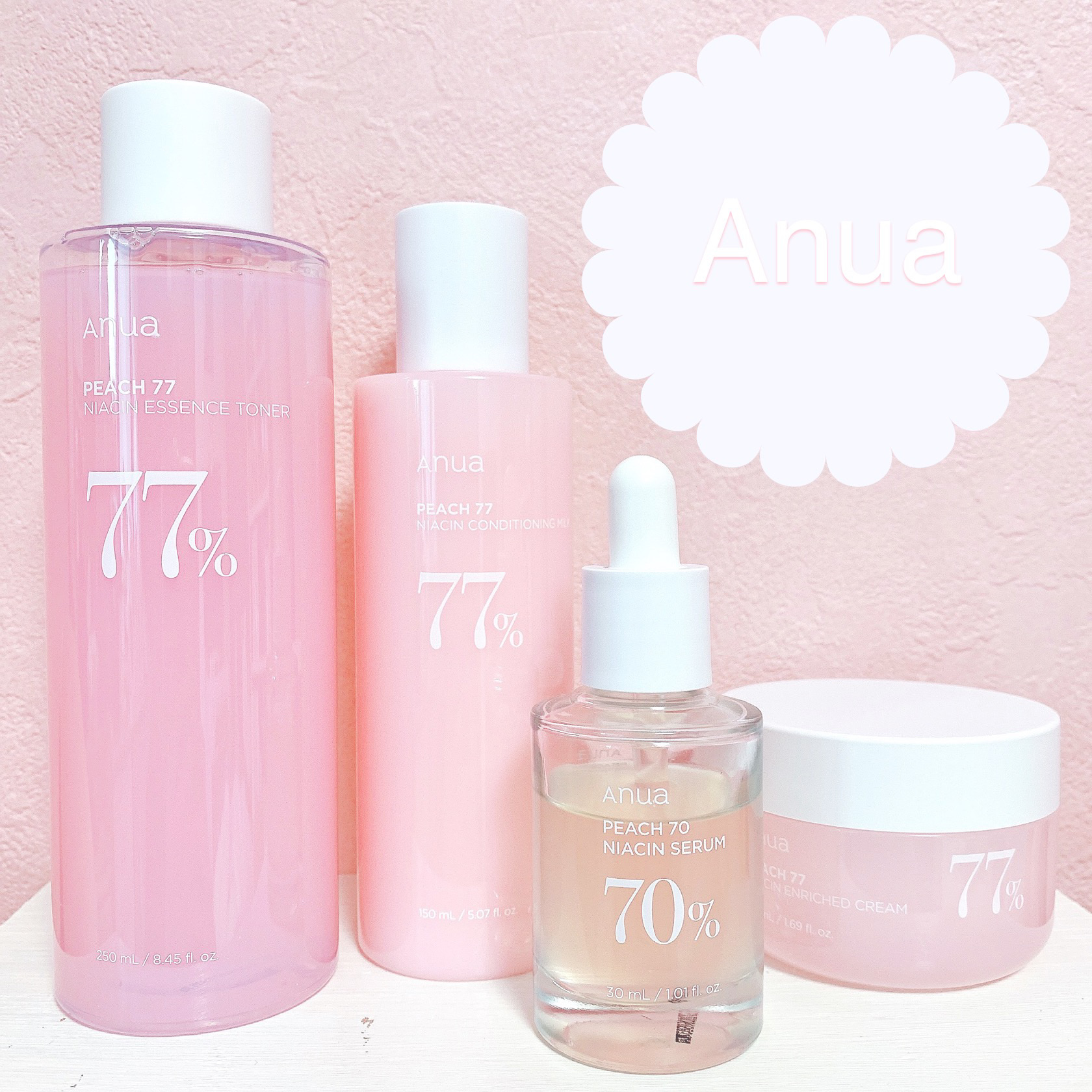 桃77%ナイアシンコンディショニングミルク/Anua/乳液を使ったクチコミ（1枚目）