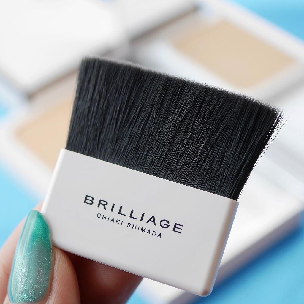 パウダリーファンデーション ソフトシャイニー/ブリリアージュ/パウダーファンデーションを使ったクチコミ(4枚目)