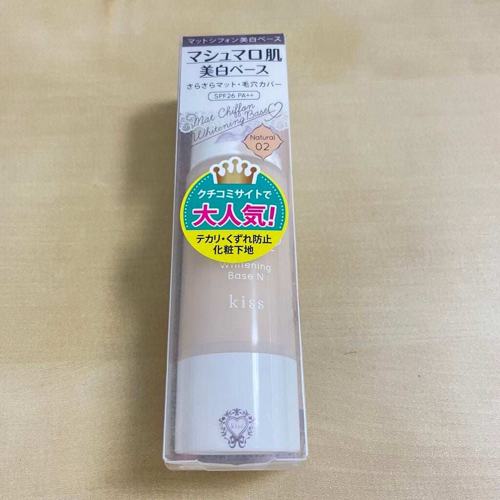 マットシフォン UVホワイトニングベースN/KiSS/化粧下地を使ったクチコミ(1枚目)