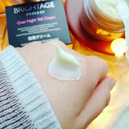 オーバーナイト ヴェールクリーム/BRIGHTAGE/フェイスクリームを使ったクチコミ(3枚目)