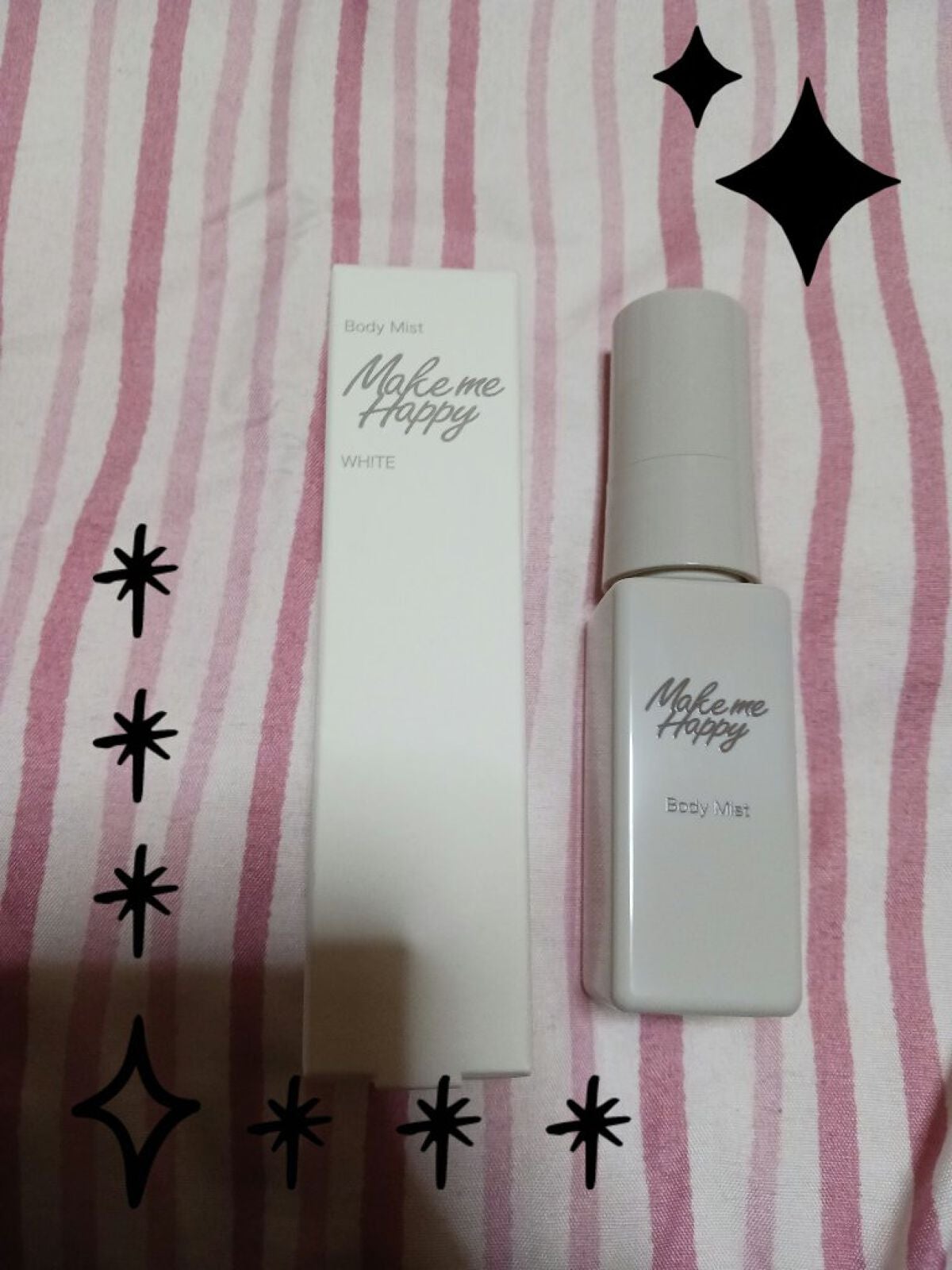 メイクミーハッピー ボディミスト WHITE/キャンメイク/香水を使ったクチコミ(1枚目)