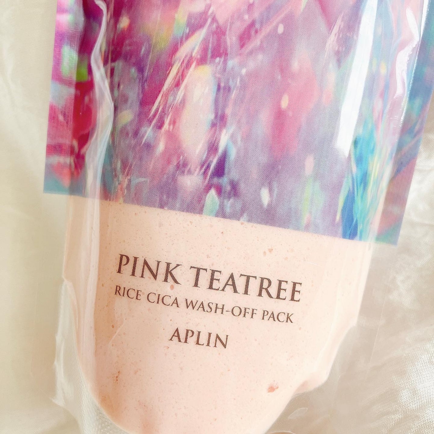 ピンクティーツリーライスシカウォッシュオフパック/APLIN/洗い流すパック・マスクを使ったクチコミ(2枚目)