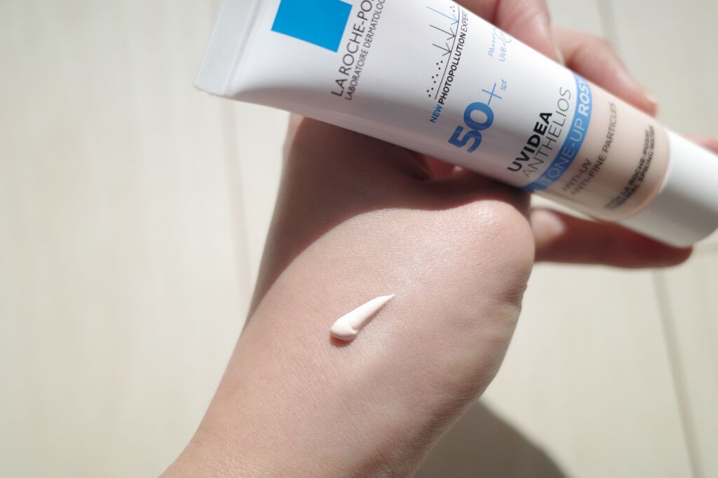 UVイデア XL プロテクショントーンアップ ローズ/ラ ロッシュ ポゼ/日焼け止めクリームを使ったクチコミ（3枚目）