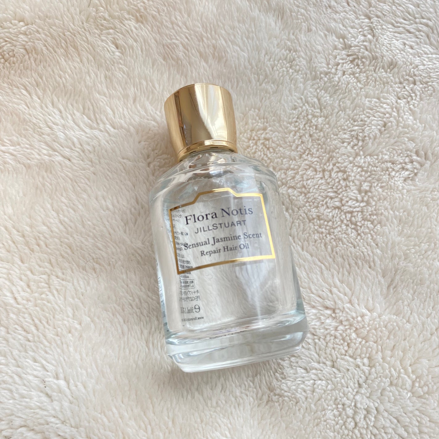 センシュアルジャスミン リペアヘアオイル/Flora Notis JILL STUART/ヘアオイルを使ったクチコミ(1枚目)