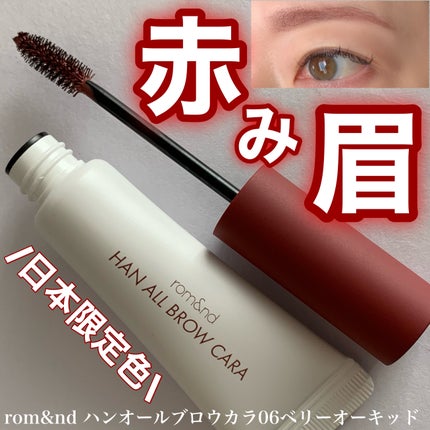 ハンオールブロウカラ/rom&nd/眉マスカラを使ったクチコミ(1枚目)