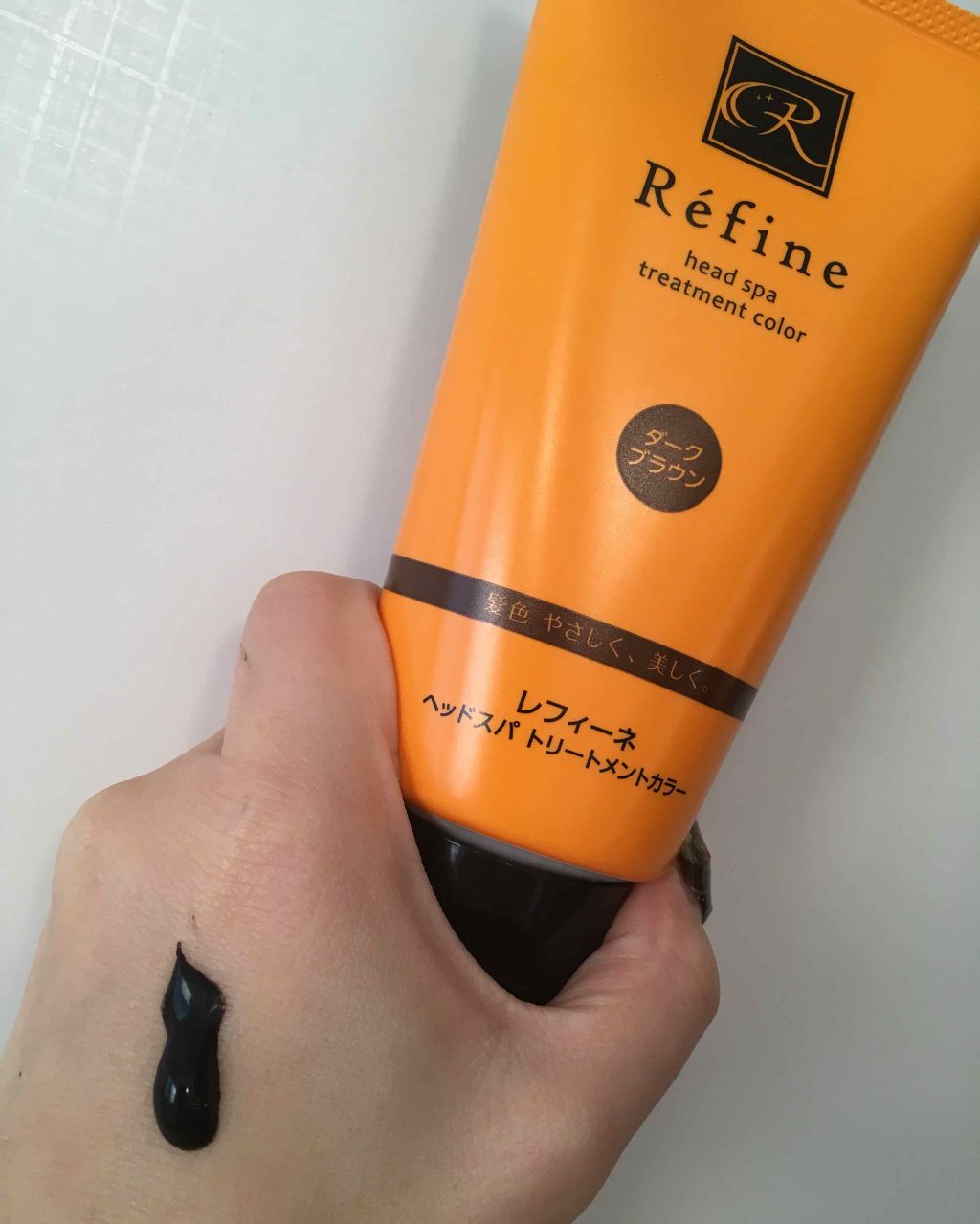 ヘッドスパ トリートメントカラー (旧)/レフィーネ/ヘアカラーを使ったクチコミ(3枚目)