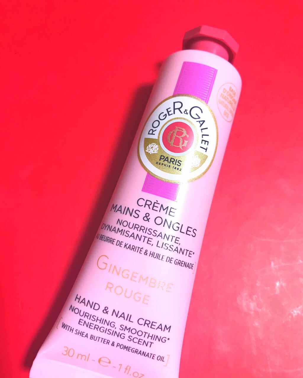 ジンジャールージュパフューム ハンドクリーム/ロジェ・ガレ/ハンドクリームを使ったクチコミ(1枚目)