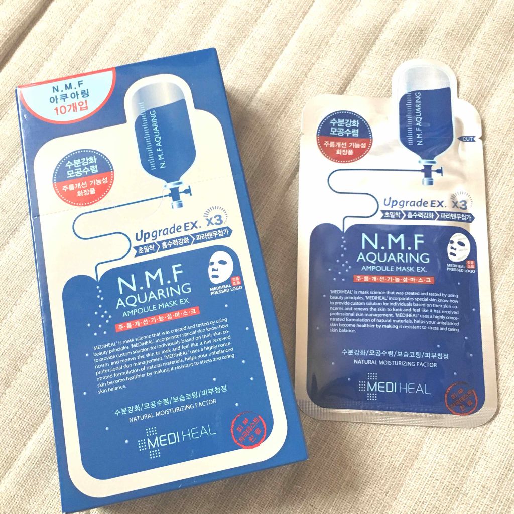 N.M.FアクアアンプルマスクJEX/MEDIHEAL/シートマスク・パックを使ったクチコミ(1枚目)