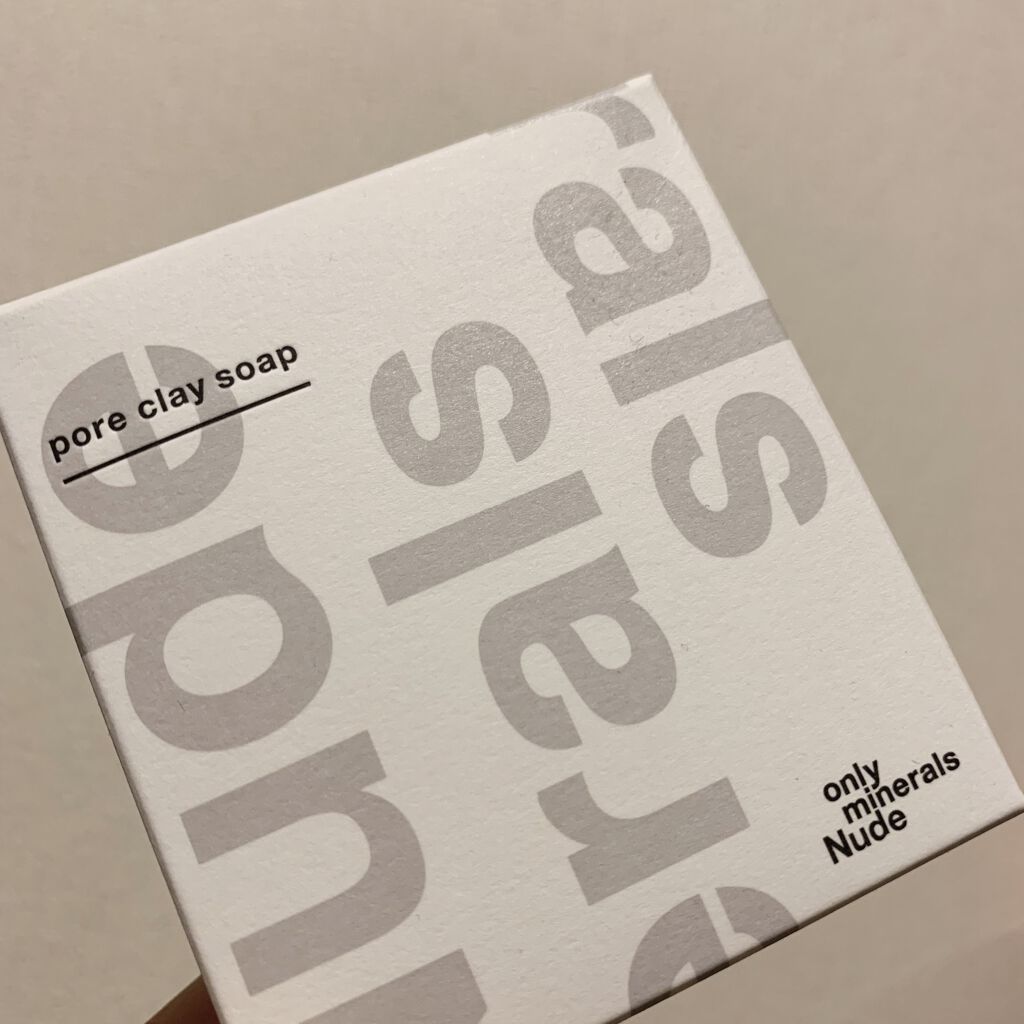 Nude ポアクレイソープ/ONLY MINERALS/洗顔石鹸を使ったクチコミ（1枚目）