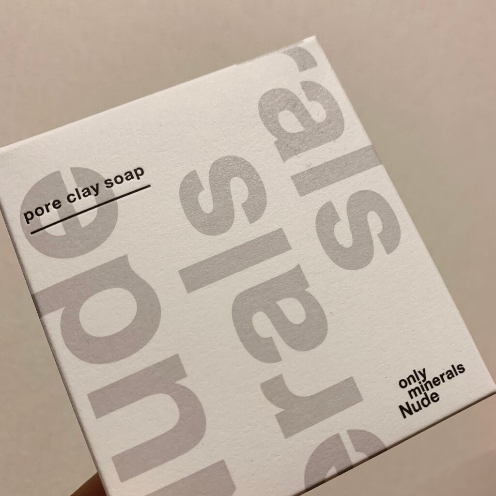 Nude ポアクレイソープ/ONLY MINERALS/洗顔石鹸を使ったクチコミ(1枚目)