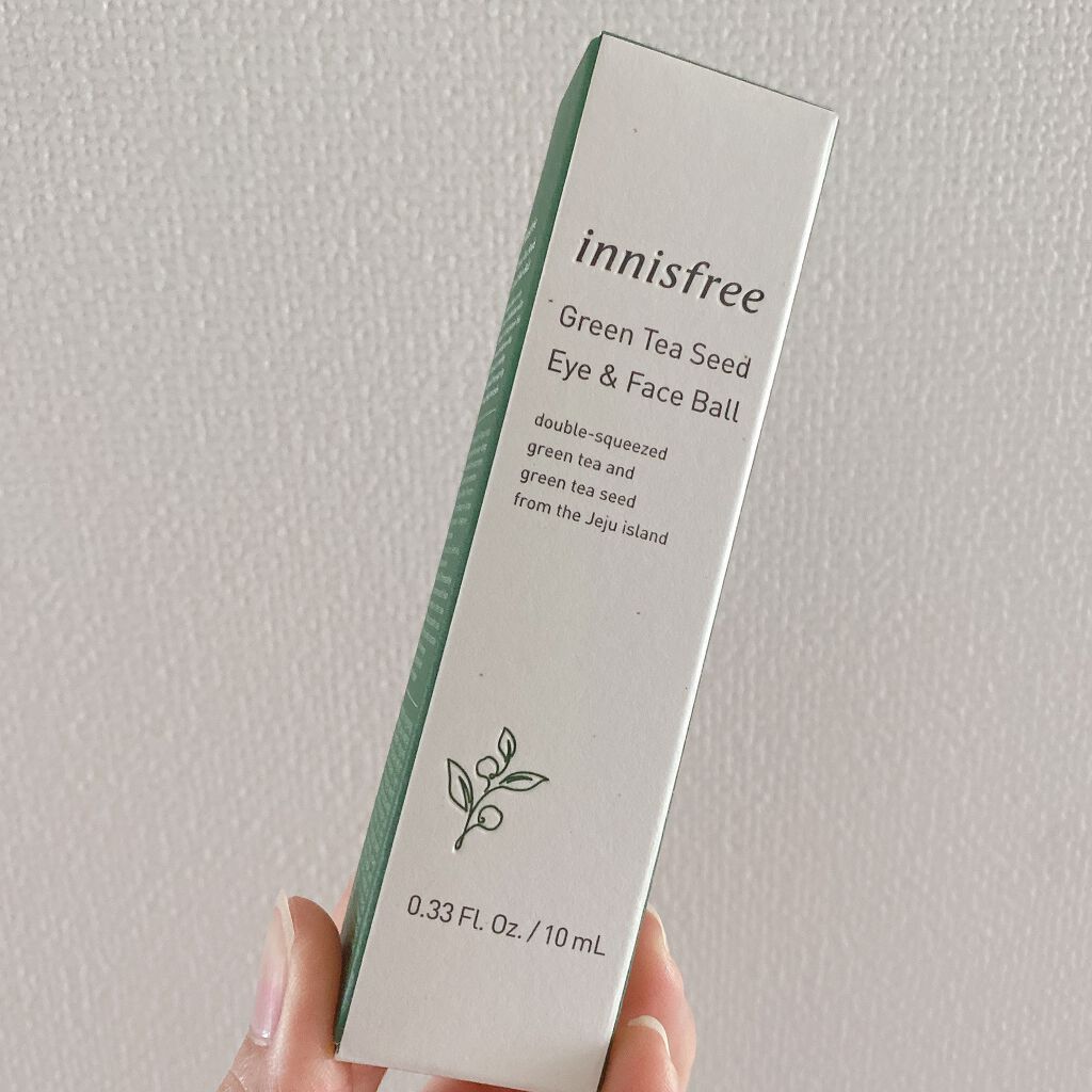 グリーンティーシード アイ&フェイスボール/innisfree/美容液を使ったクチコミ(3枚目)