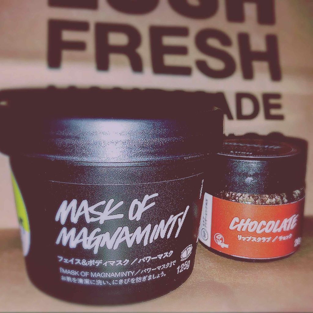 cheu on LIPS 「LUSHのフェイスパックとリップスクラブ💋肌の黒ずみに効くと店..」(1枚目)