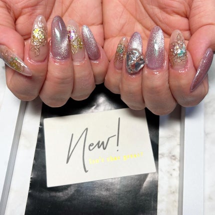 cst on LIPS 「#🌹#ロングネイル#ミラーネイル💅#ネイル好きな人と繋がりたい..」(4枚目)