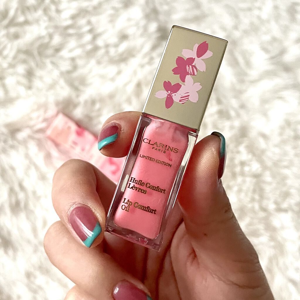 コンフォート リップオイル /CLARINS/リップグロスを使ったクチコミ（2枚目）