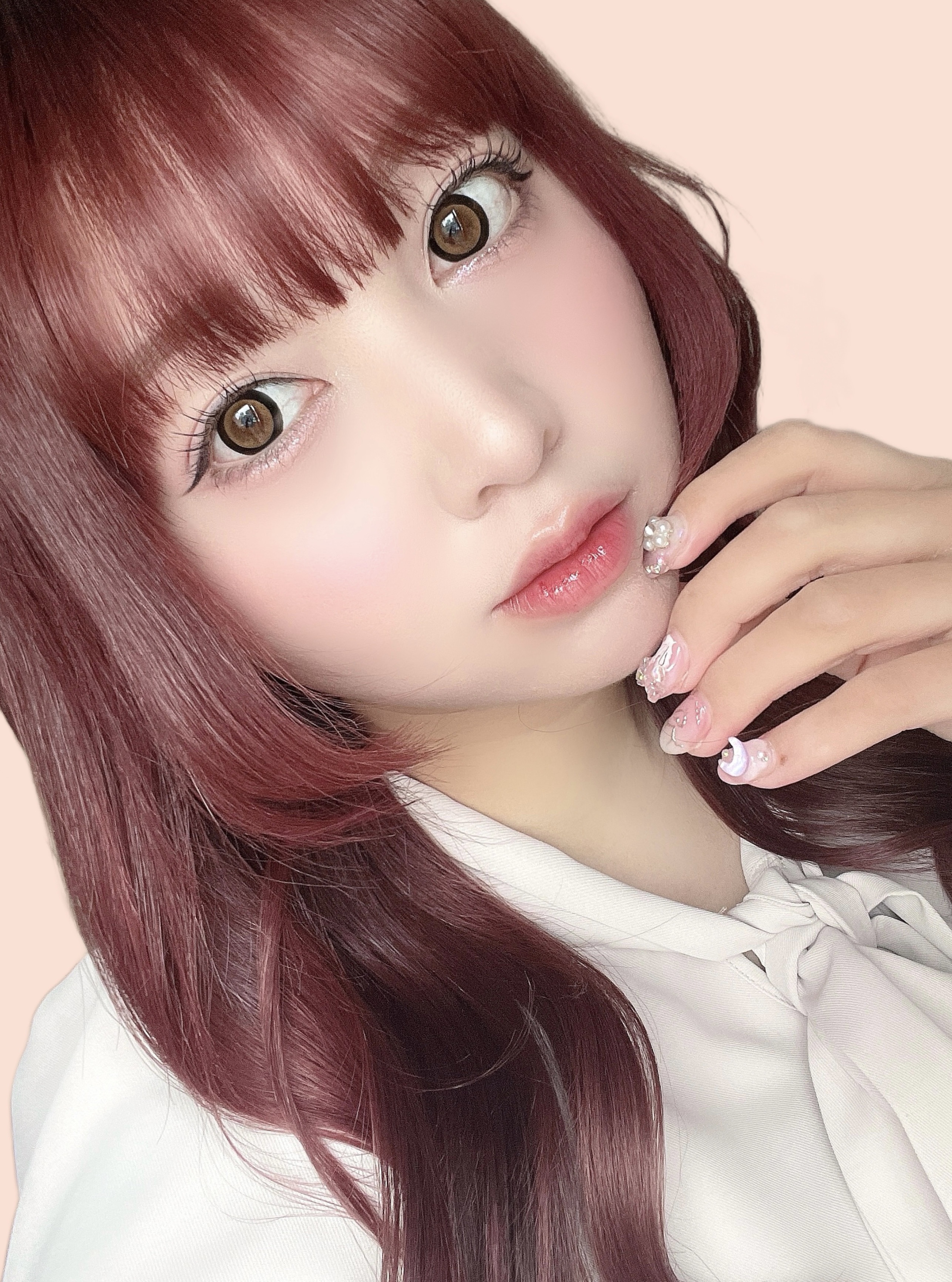 クリスタルユニコーンシリーズリップグロス J05 Peach Agate/FlowerKnows/リップグロスを使ったクチコミ（2枚目）