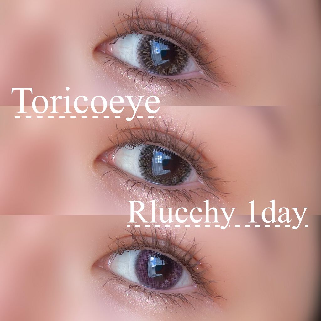 Rluuchy Oneday/Torico Eye./カラーコンタクトレンズを使ったクチコミ（1枚目）