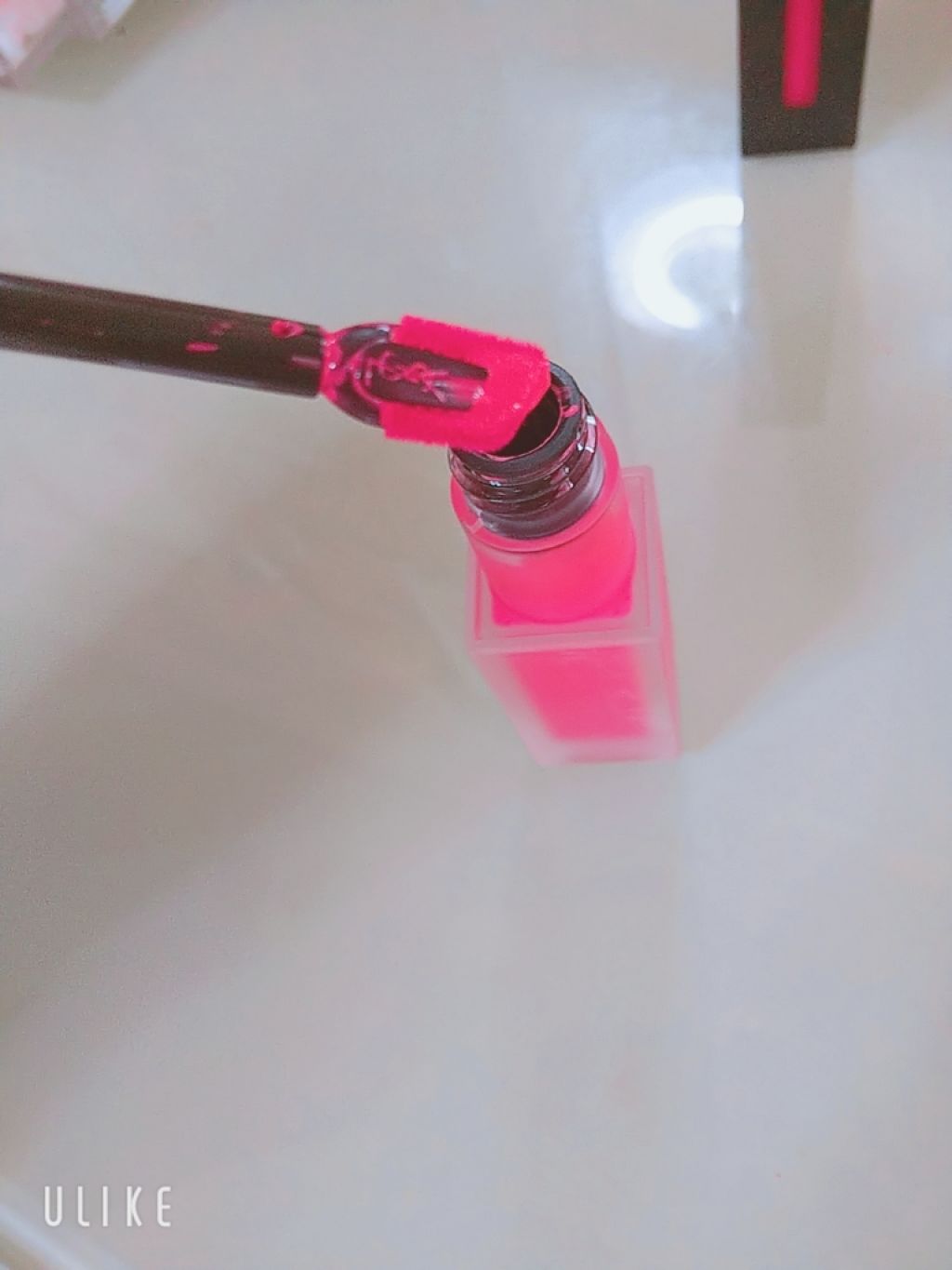 ルージュ ピュールクチュール ヴェルニ ヴィニルクリーム/YVES SAINT LAURENT BEAUTE/口紅を使ったクチコミ(2枚目)