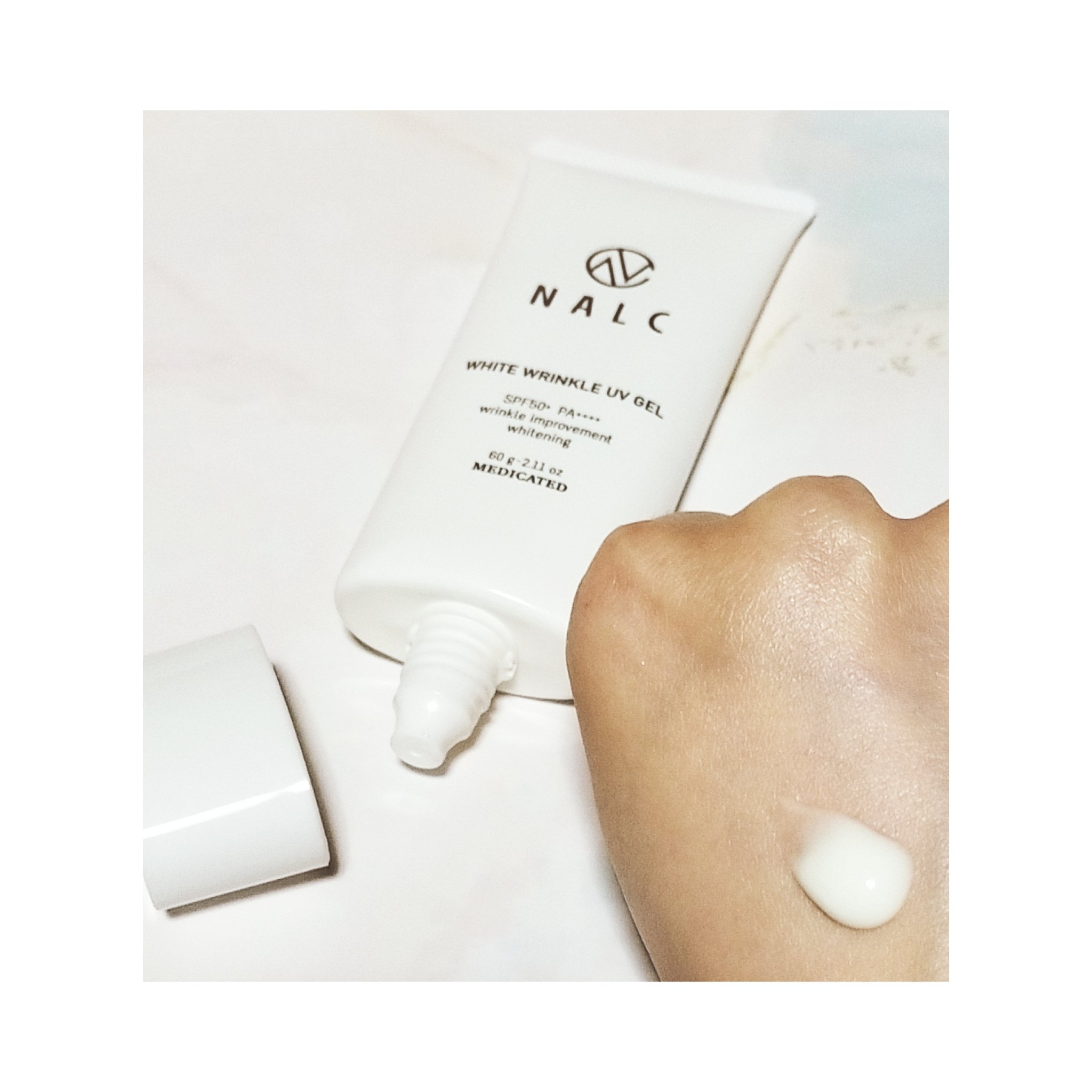 薬用ホワイトリンクルUVジェル/NALC/日焼け止めジェルを使ったクチコミ（2枚目）