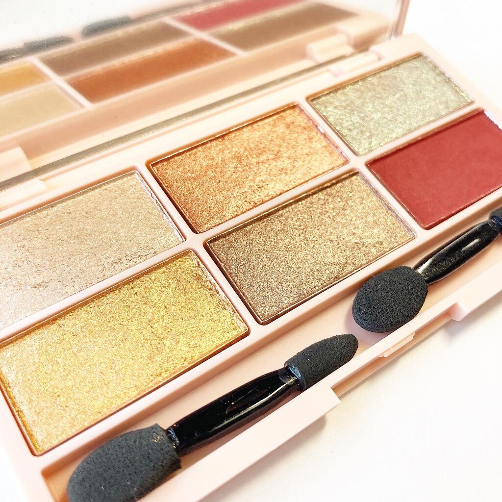 イロアソビ 6色アイパレット/iroasobi/アイシャドウパレットを使ったクチコミ(2枚目)