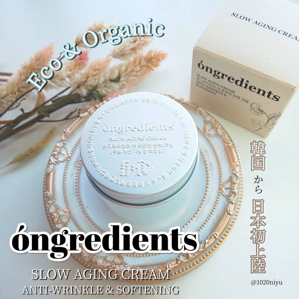 Slow Aging Cream /Ongredients/フェイスクリームを使ったクチコミ(1枚目)
