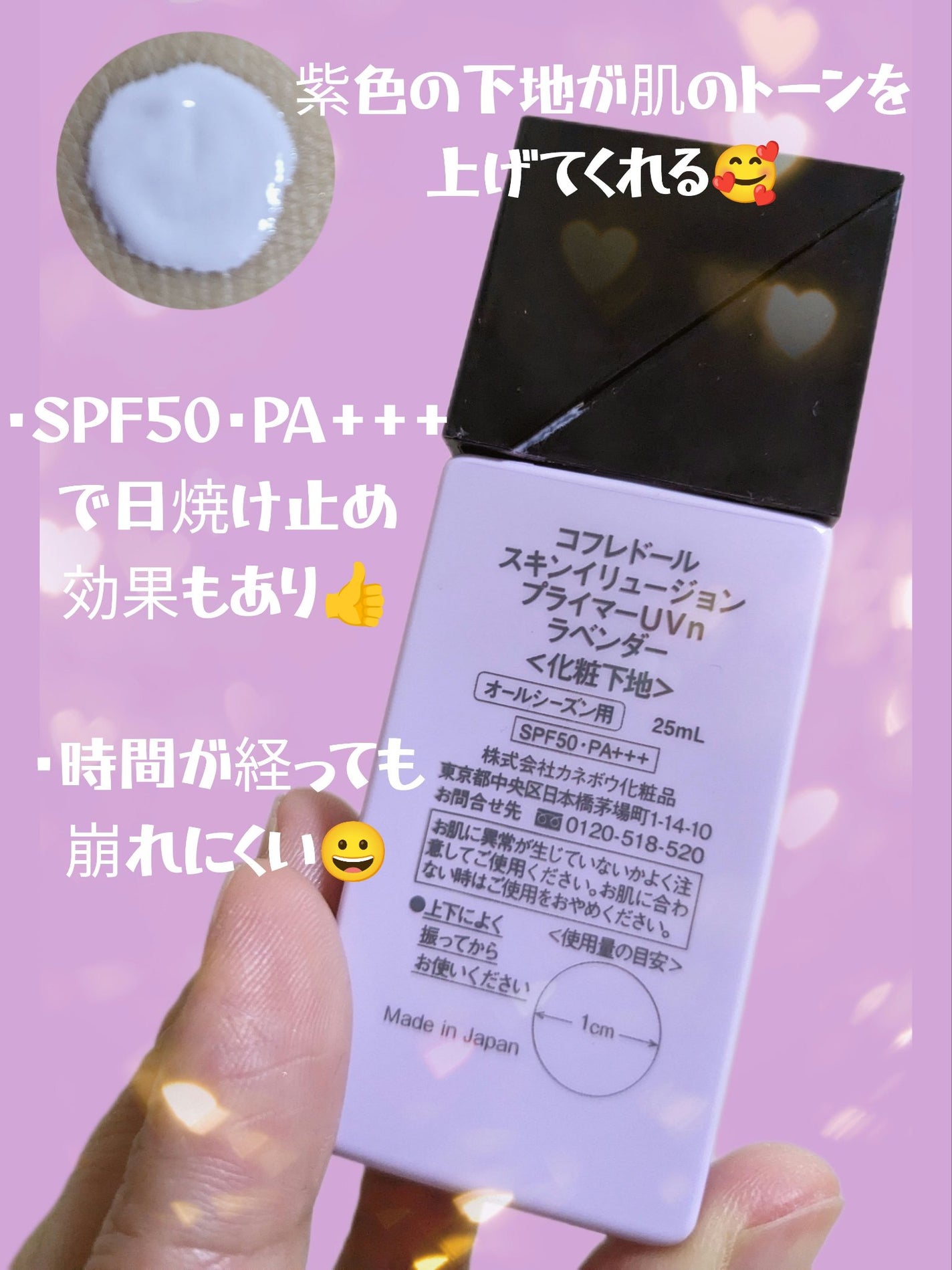 スキンイリュージョンプライマーUVn/コフレドール/化粧下地を使ったクチコミ(2枚目)