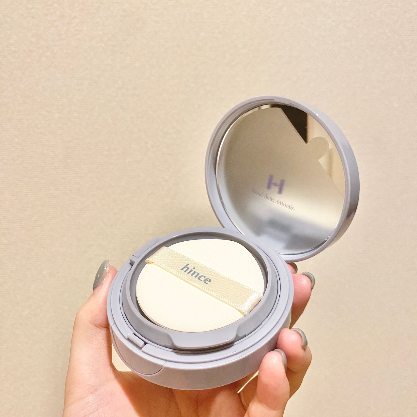 セカンドスキンメッシュマットクッション/hince/クッションファンデーションを使ったクチコミ(2枚目)