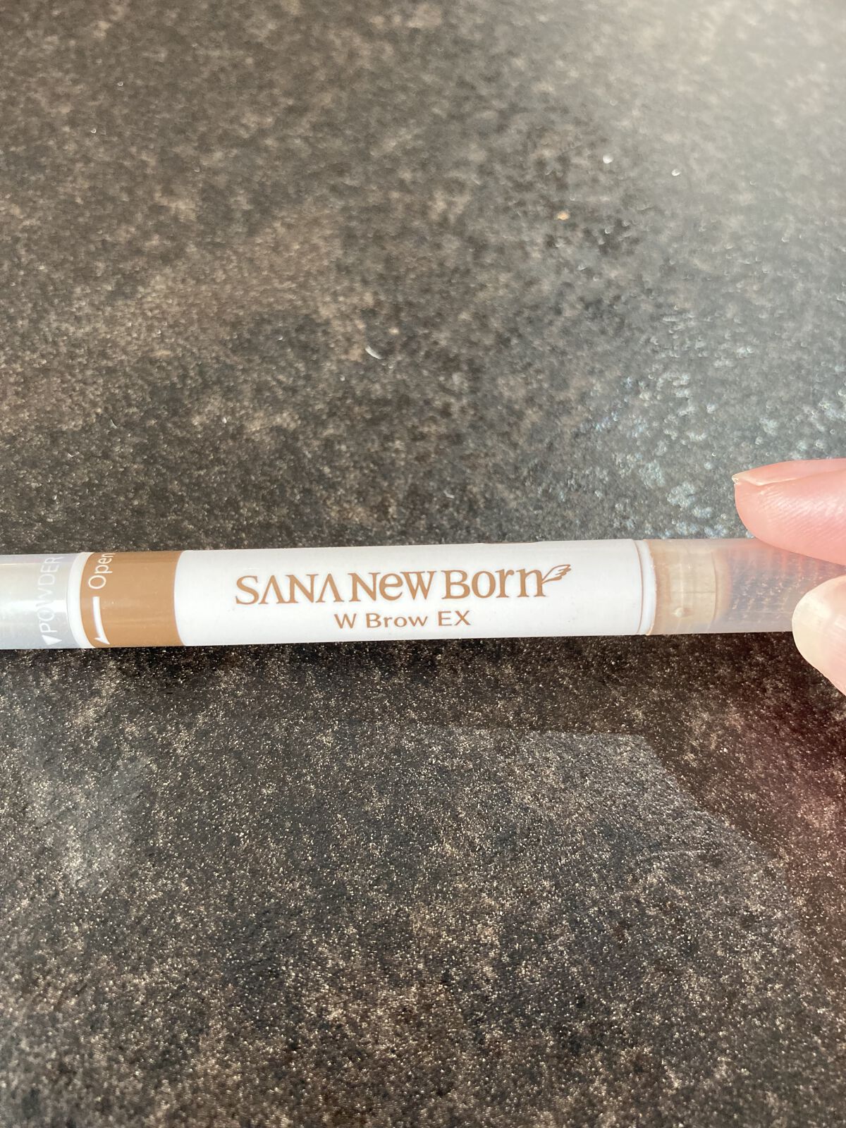 W ブロウEX N B6 ナチュラルブラウン/サナ ニューボーン/パウダーアイブロウを使ったクチコミ（1枚目）