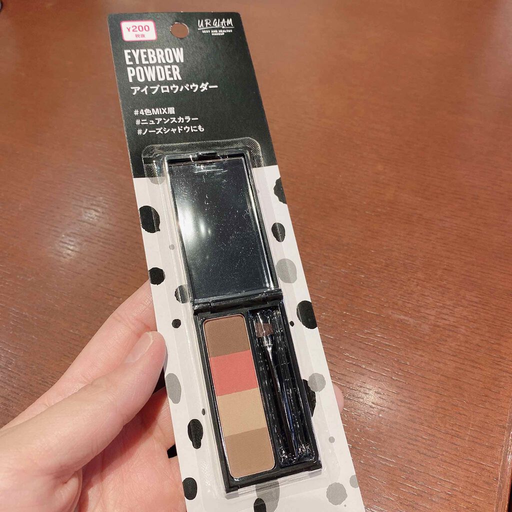 りおっち on LIPS 「DAISOURGLAMアイブロウパウダーa01ほんとに使いやす..」(1枚目)