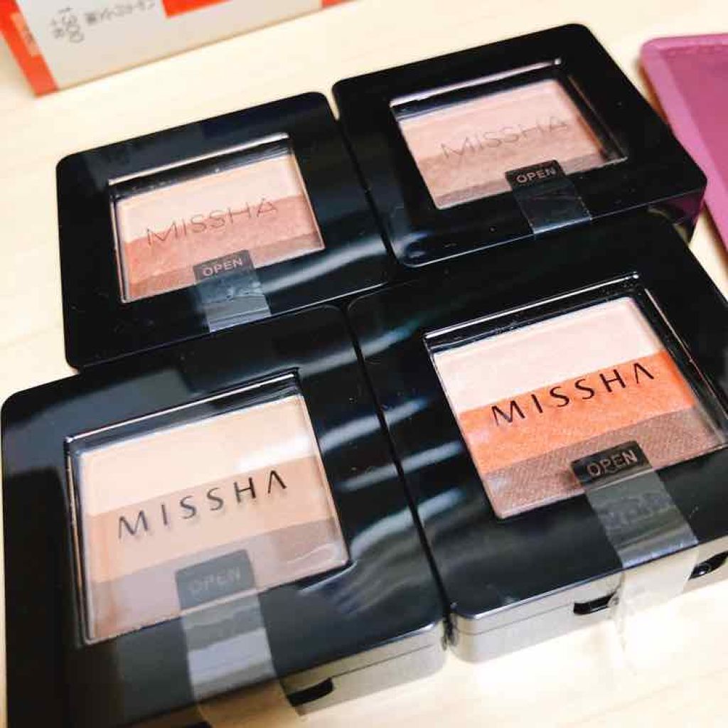 トリプルシャドウ/MISSHA/アイシャドウパレットを使ったクチコミ(1枚目)